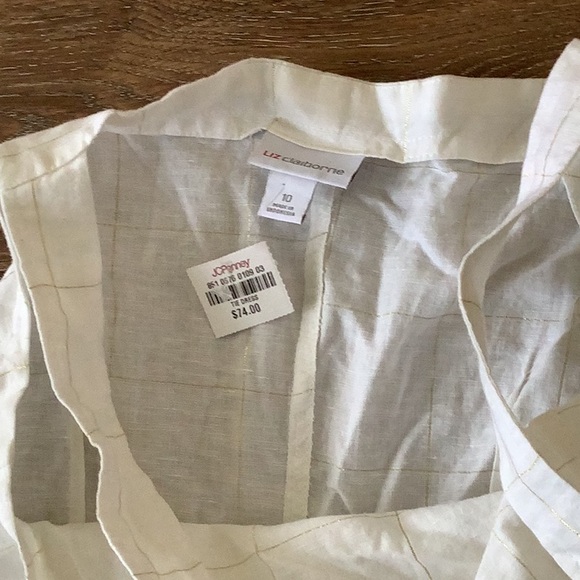 Linen Dress 🤎🤎🤎NWT by Liz Claiborne - Picture 5 of 9